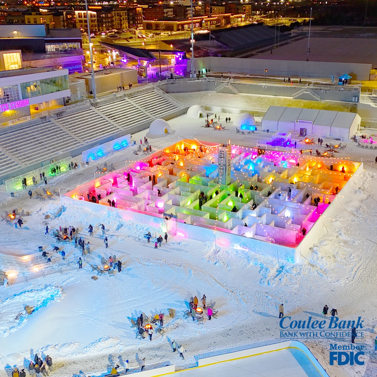 Minnesota Ice colorful Arena