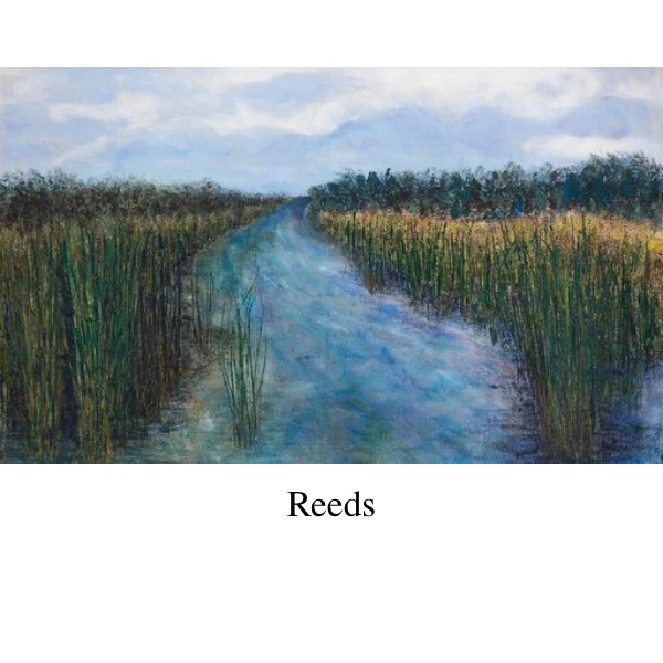 Printmaking Reeds by Linda Snouffer