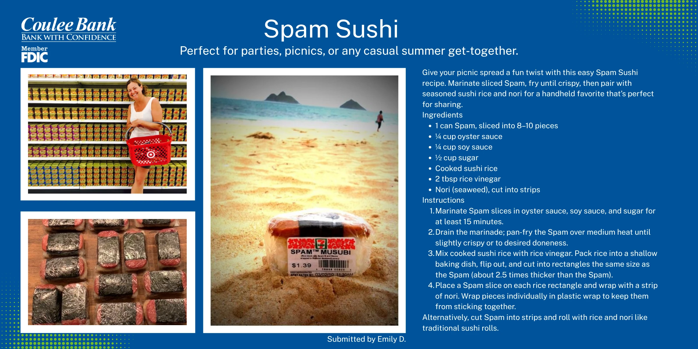 Spam Sushi Recipe