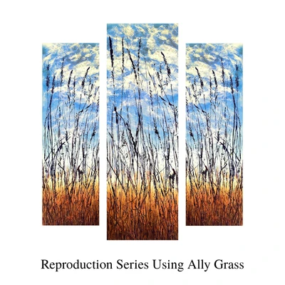 Printmaking of Ally Grass for Customer Spotlight